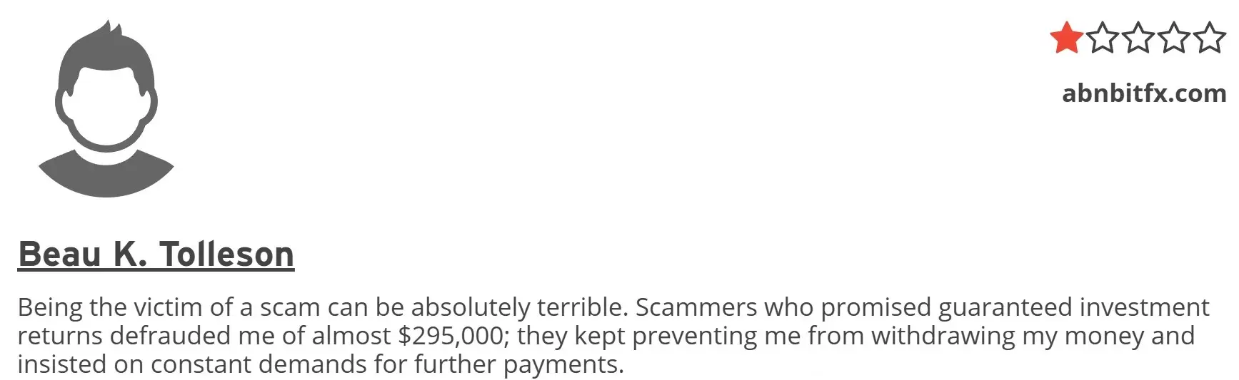 Отзыв об ABNBITFX