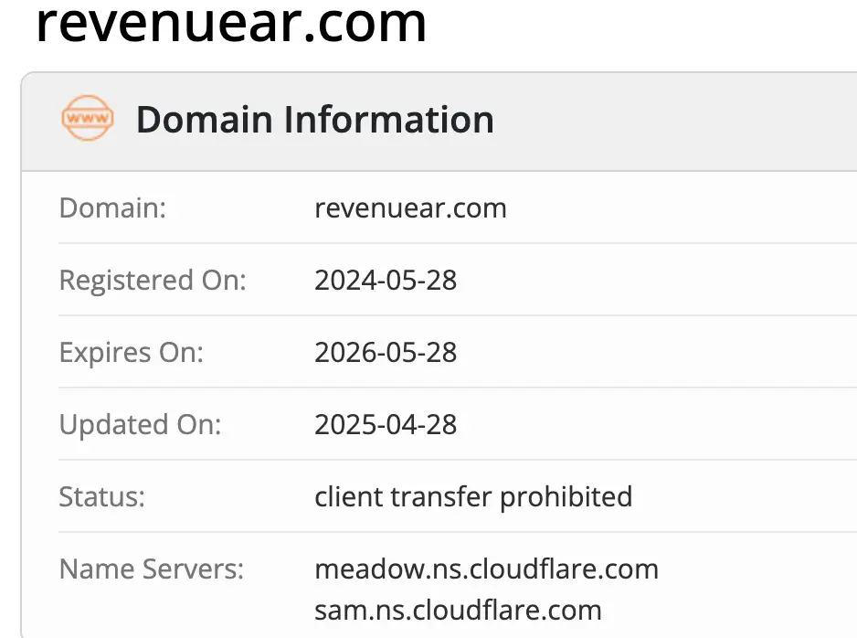 RevenueAR домен