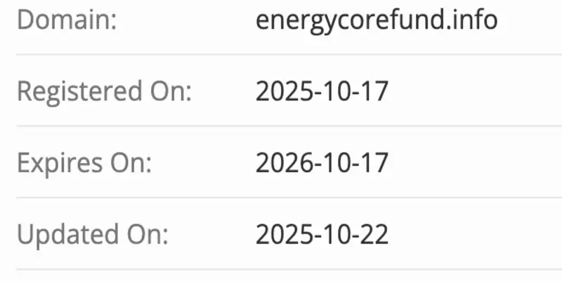 Energycorefund домен домен Energycorefund