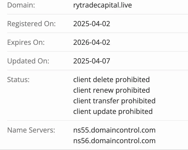 Rytradecapital домен