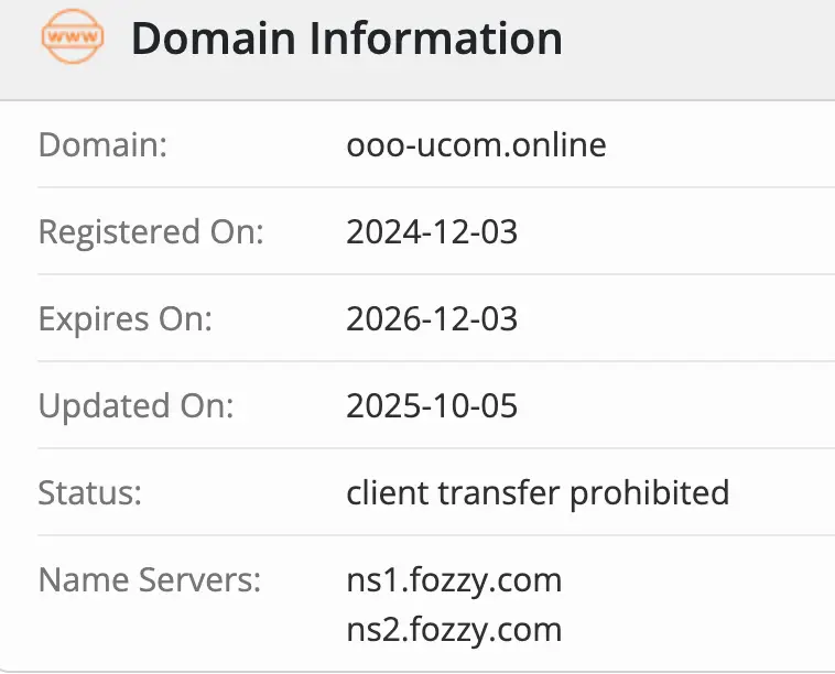 ООО «Юком» домен  домен ООО «Юком»