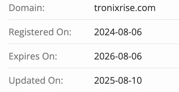 домен TronixRise