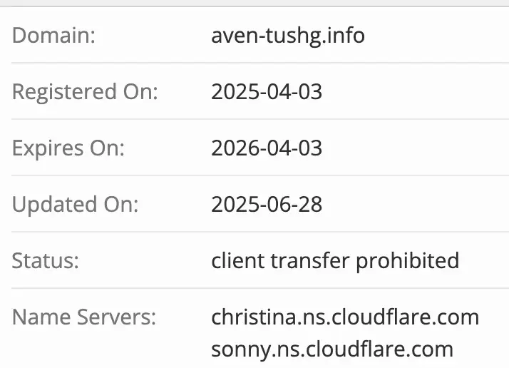 домен Aventushg