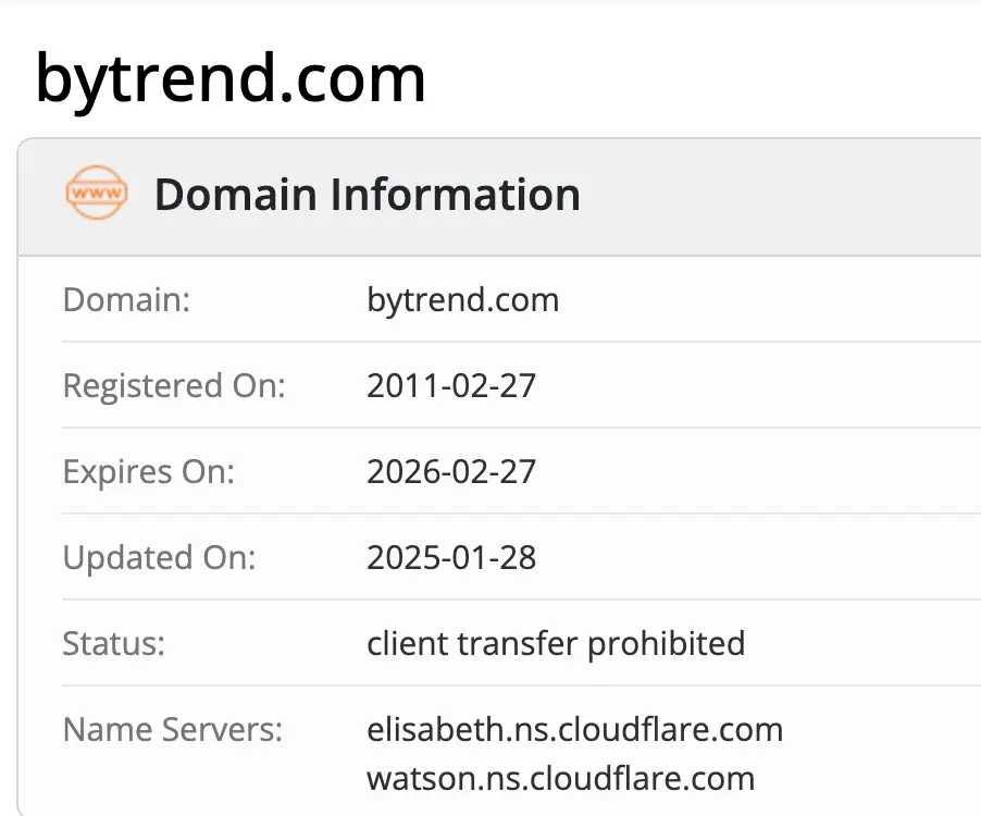 домен By Trend LLC By Trend LLC домен