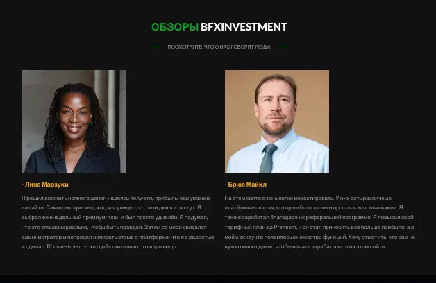 Bfxinvestment инфо о проекте обзор на Bfxinvestment