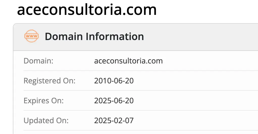 домен Aceconsultoria Aceconsultoria домен