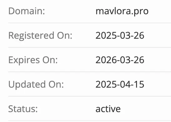 Mavlora домен  домен Mavlora