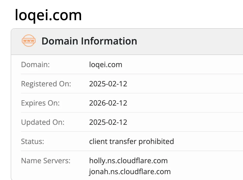 Loqei домен