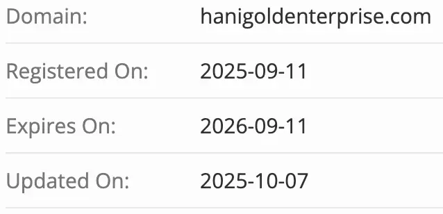 HaniCoin домен домен HaniCoin