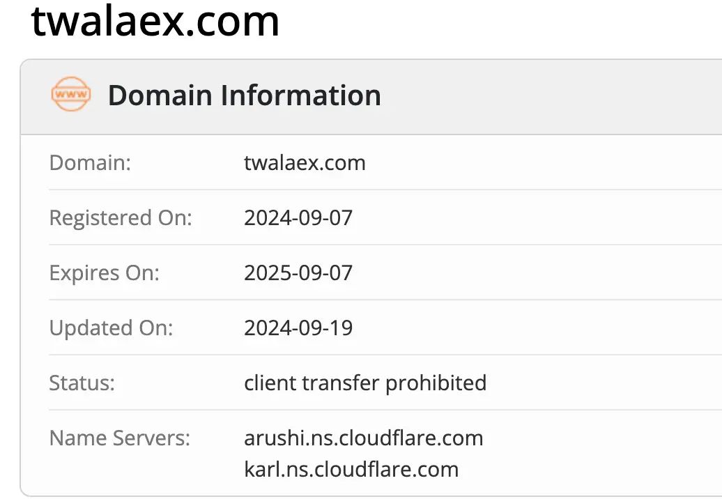 домен TwalaEx TwalaEx домен