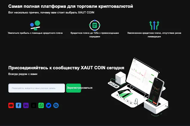 XAUT COIN инфо о проекте обзор на XAUT COIN