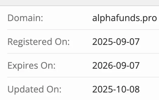 AlphaFunds домен домен AlphaFunds
