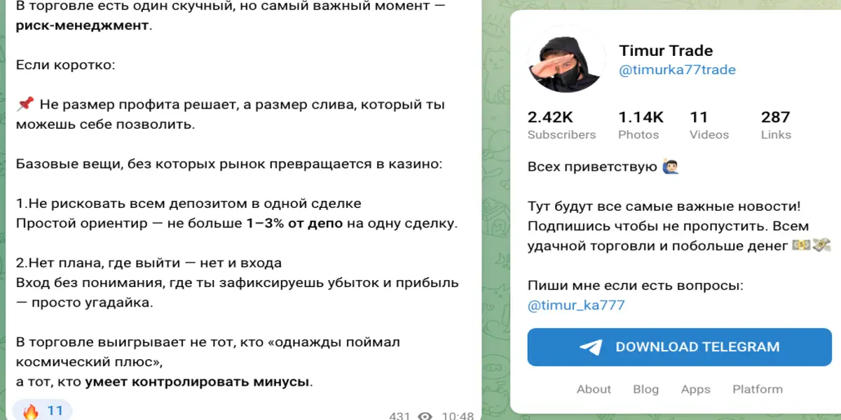 Timur Trade инфо о проекте обзор на Timur Trade