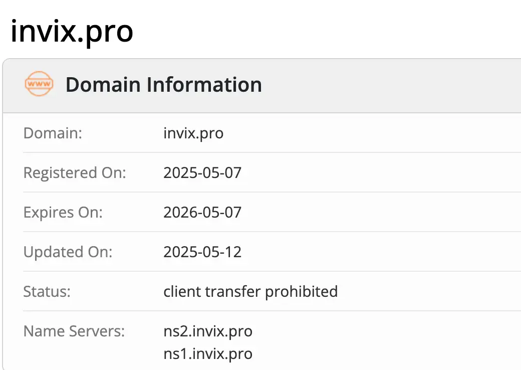 домен Invix Invix домен