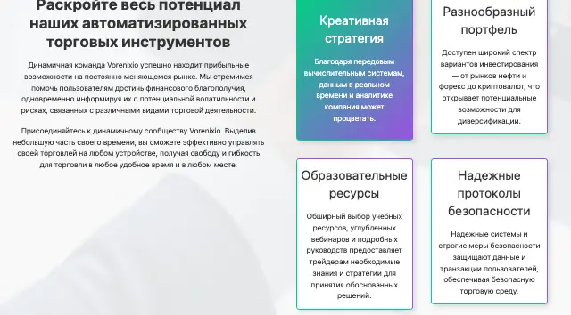 Vorenixio обзор проекта  информация о Vorenixio