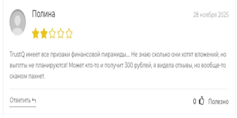 отзыв о TrustQ