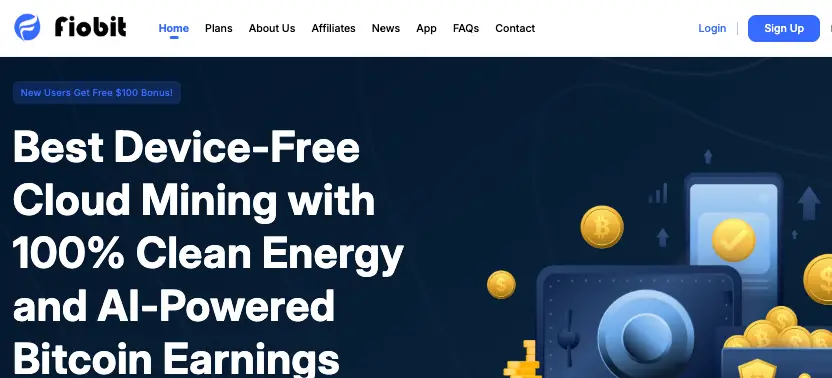 страница сайта FioBit