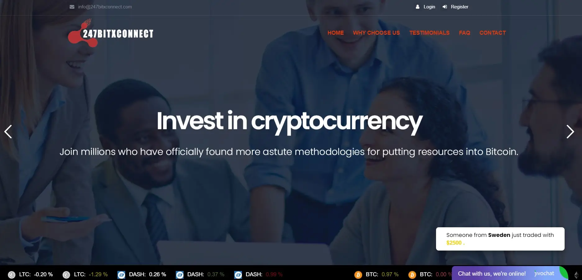 Обзор инвестиционной компании 247BitxConnect