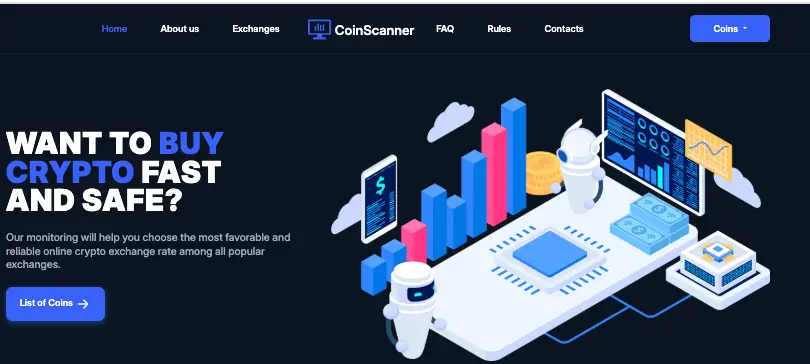 CoinScanner инфо о сайте обзор на CoinScanner