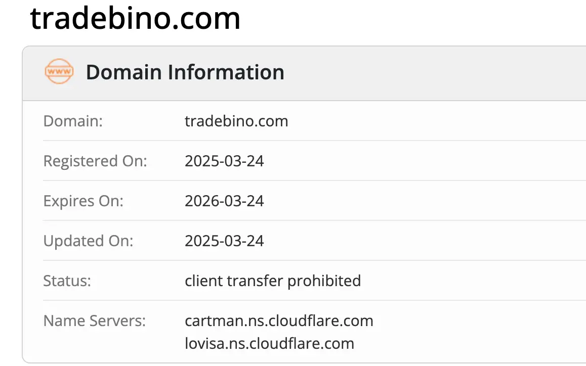 домен Trade Bino