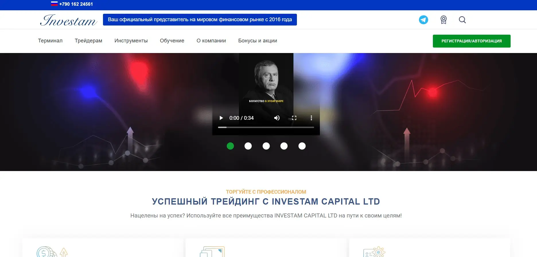 Обзор брокера INVESTAM CAPITAL LTD