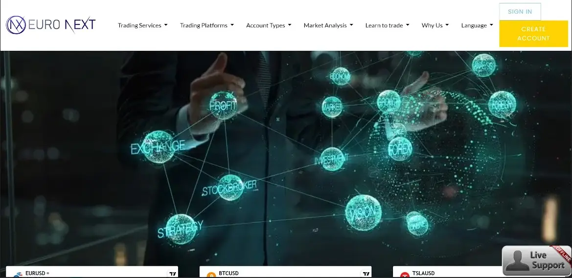 Основная информация о EuroNextCFD