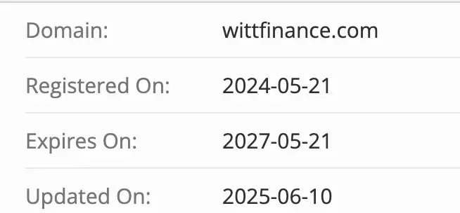 домен WittFinance