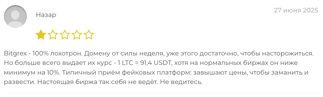 Bitgrex отзыв отзыв клиента Bitgrex