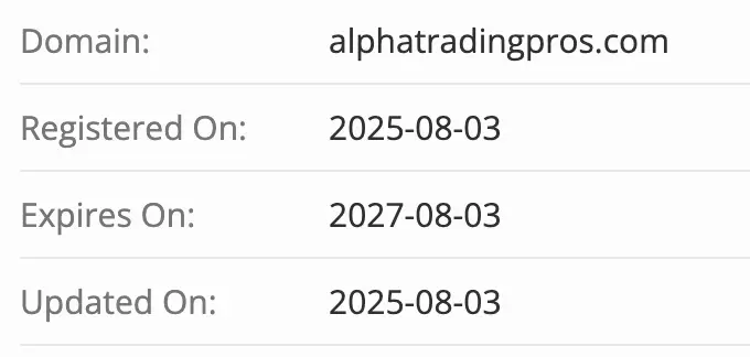 Alpha Trading Pros домен домен Alpha Trading Pros
