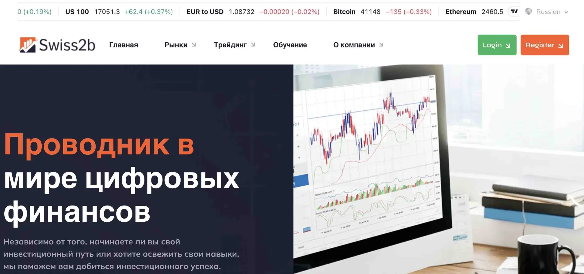 Обзор брокера Swiss2b