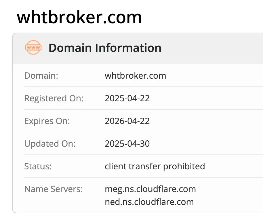 White Broker домен