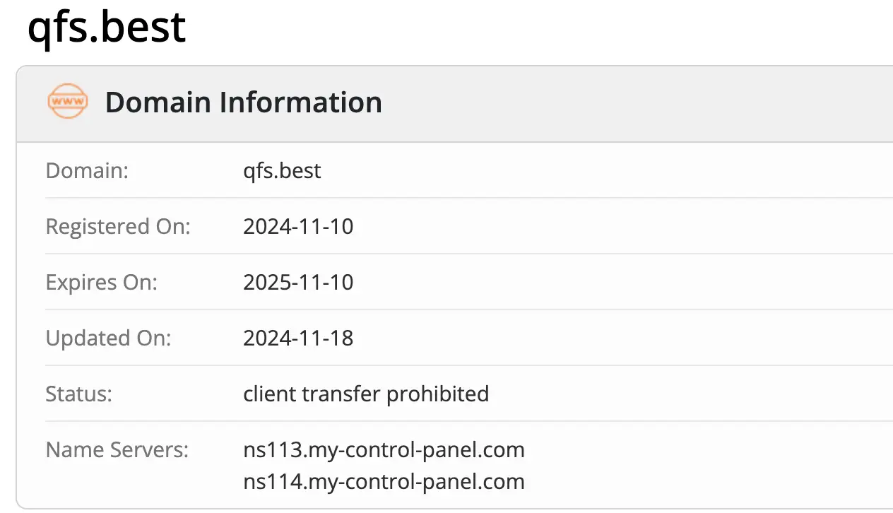 домен Quantum Financial System Quantum Financial System домен
