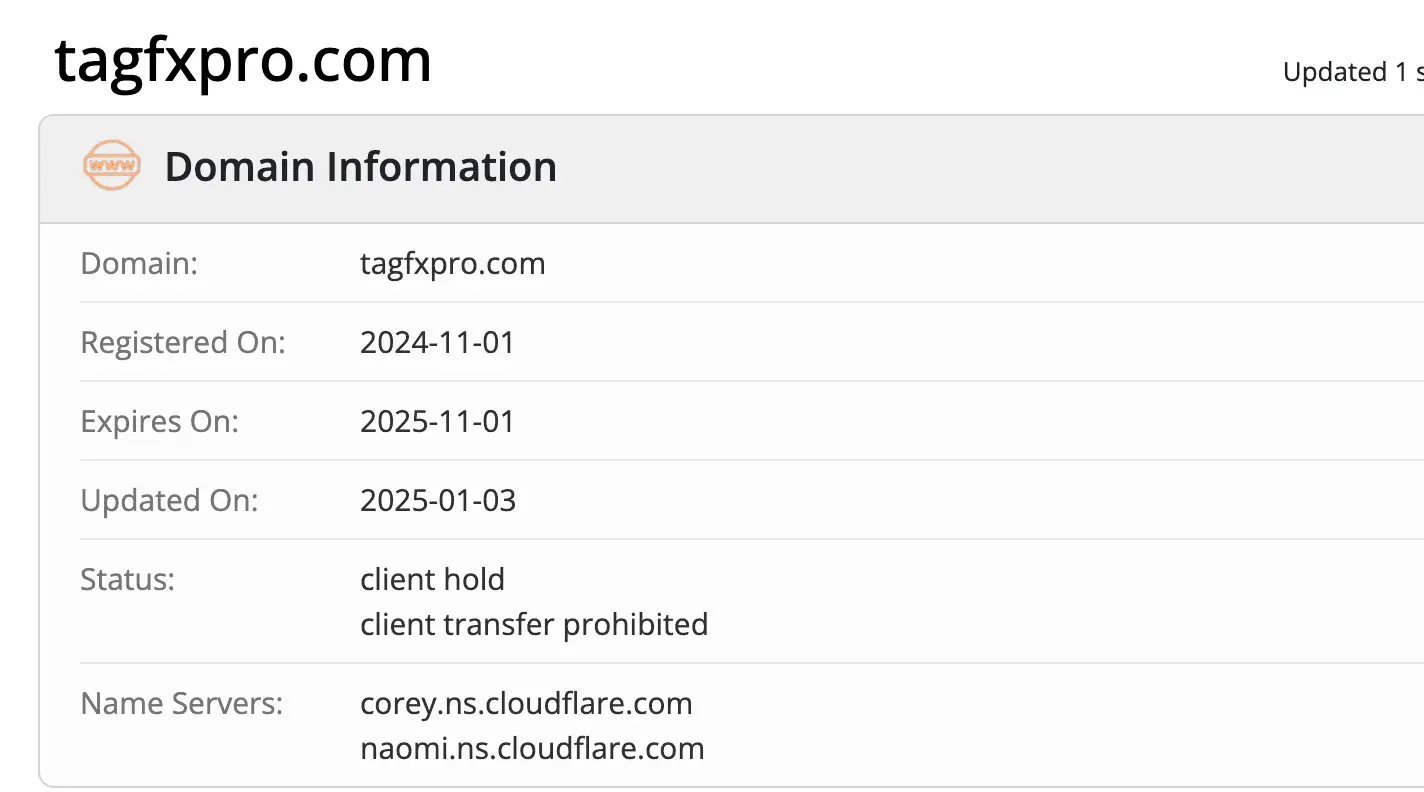 домен Tag Fx LTD