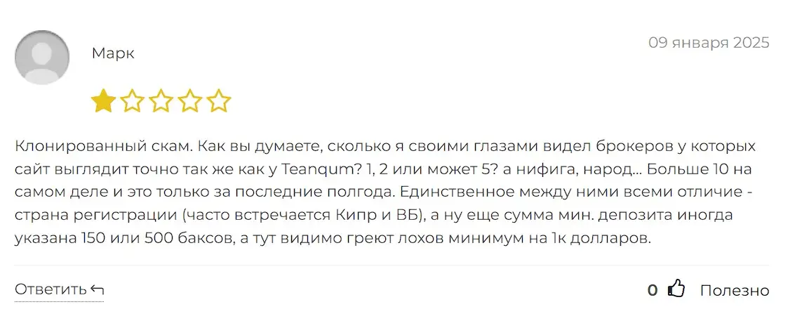 Teanqum отзыв пользователя