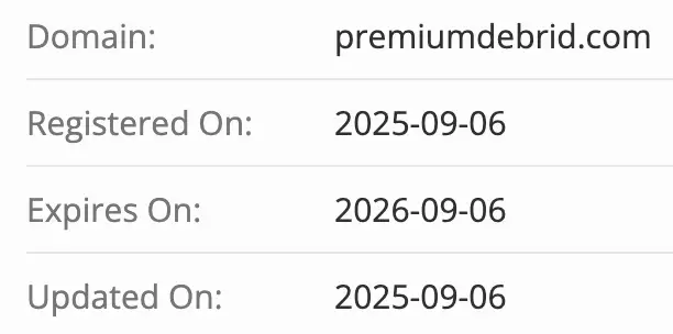 домен PREMIUMDEBRID