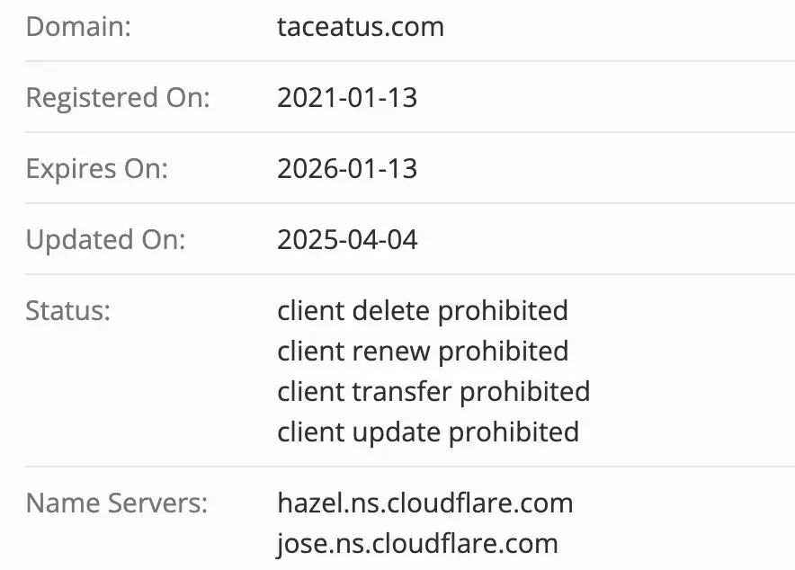 домен Taceatus