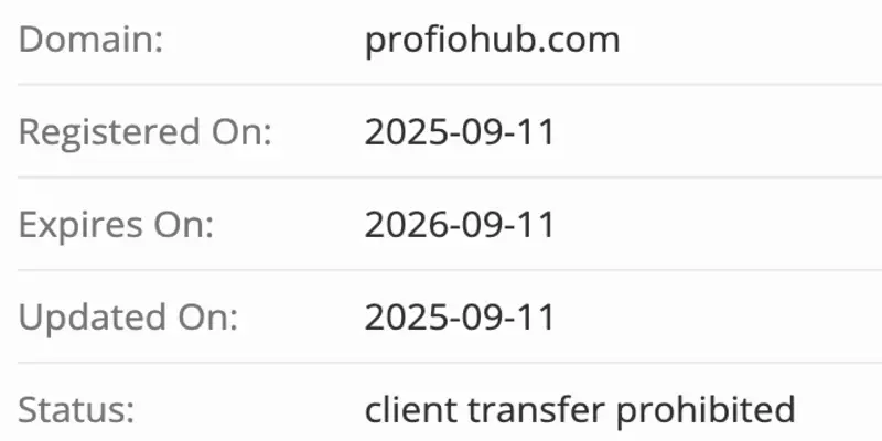 домен Profio Hub