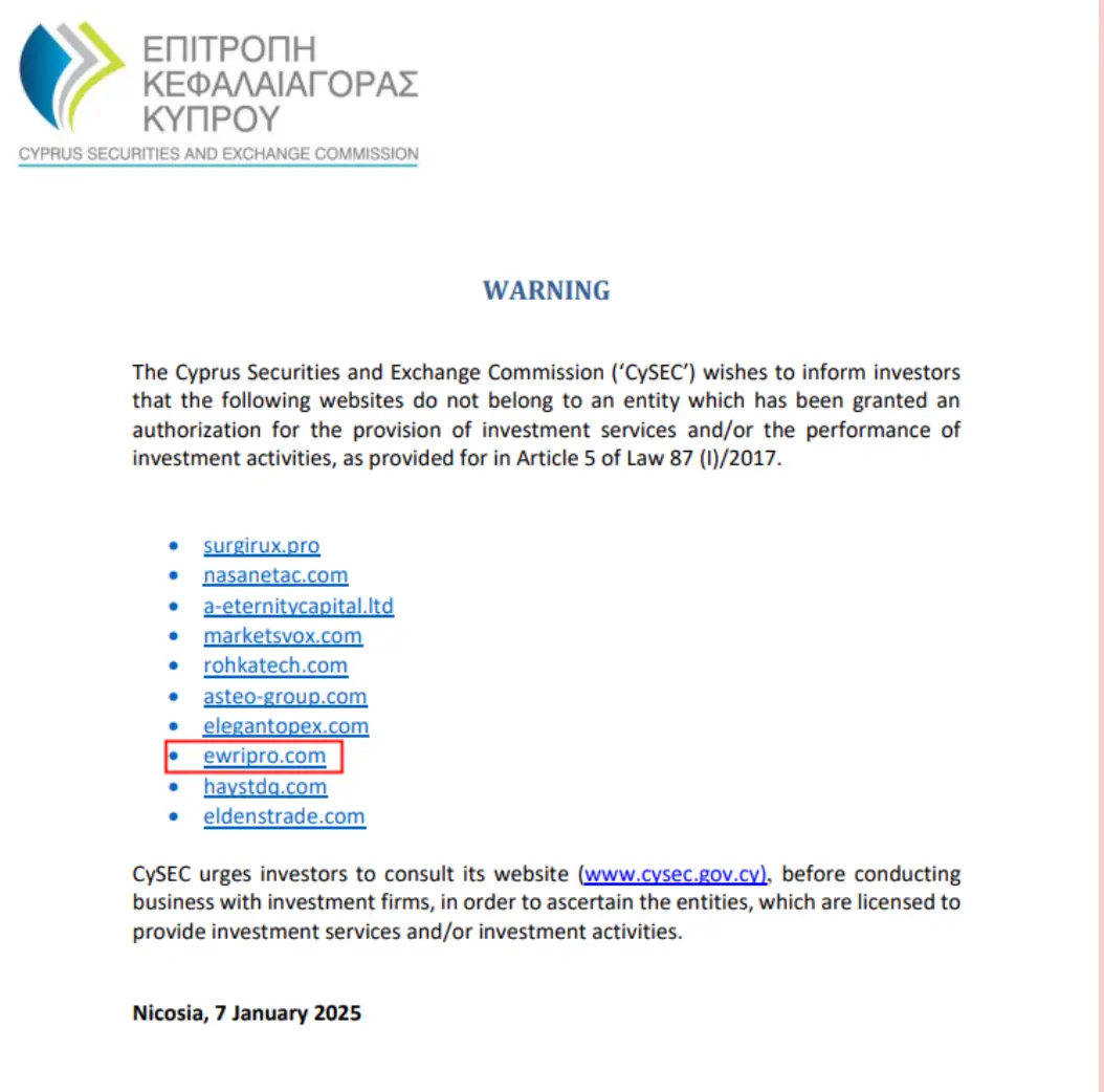 Ewripro обман Ewripro скам