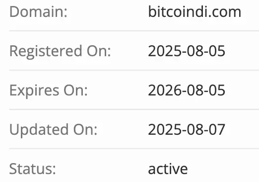 Bitcoindi домен домен Bitcoindi