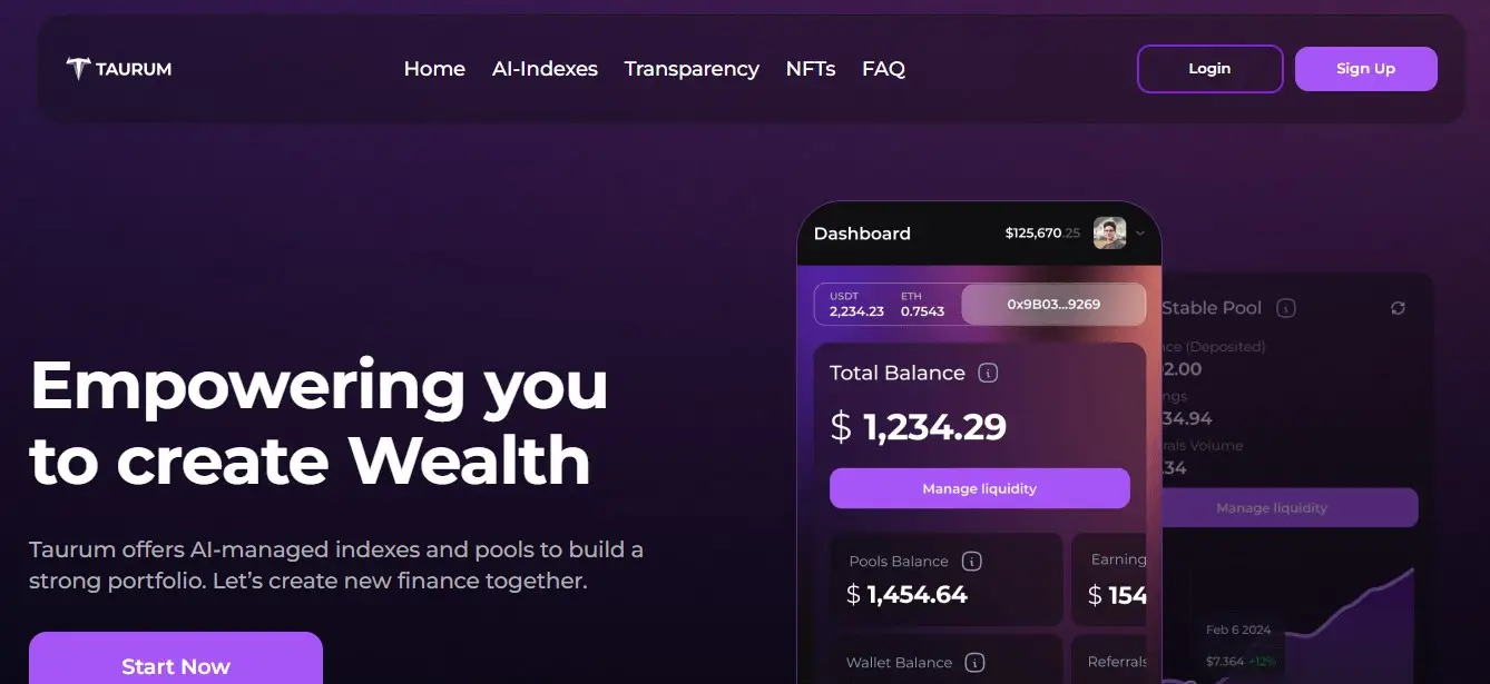 Основная информация о Taurum AI