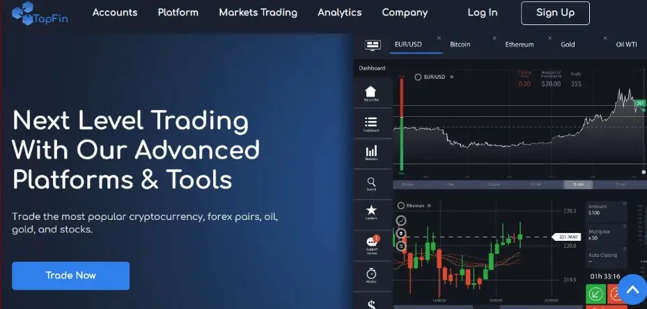Основная информация о TapFin Основная информация о TapFin