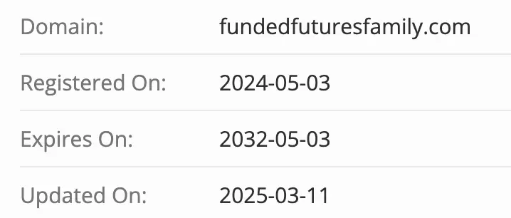 Funded Futures Family домен домен Funded Futures Family