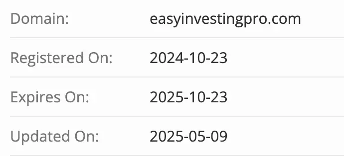 домен EasyInvestingPro