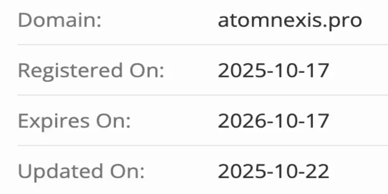 домен Atomnexis