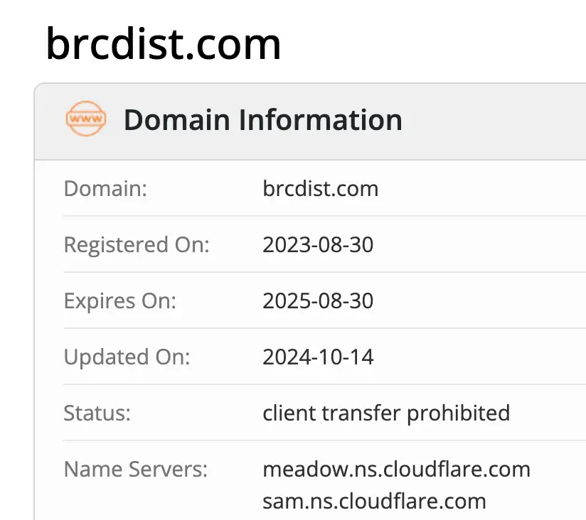 домен BRC dist BRC dist домен