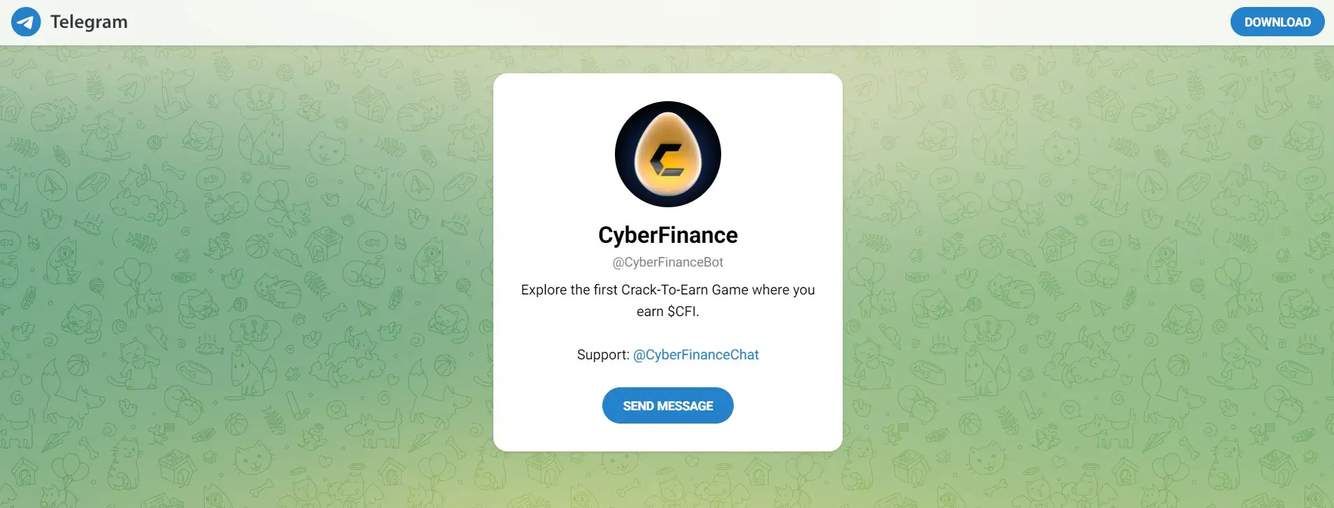 Обзор криптоигры Cyber Finance