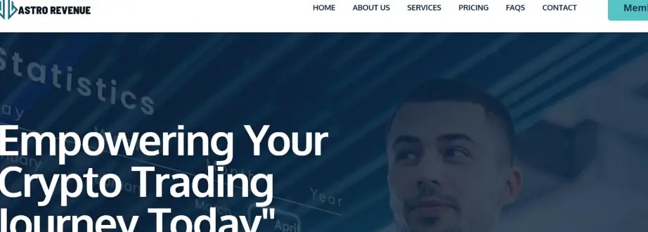 сайт компании Astro Revenue