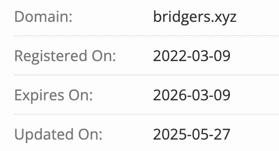домен Bridgers Bridgers домен