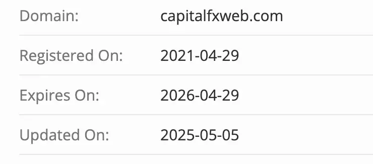 домен Capital Fx