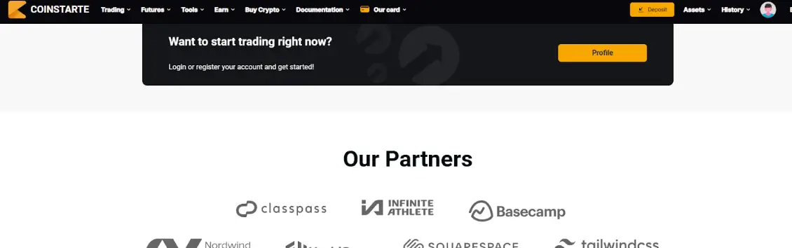 Coinstarte инфо о бирже обзор на Coinstarte